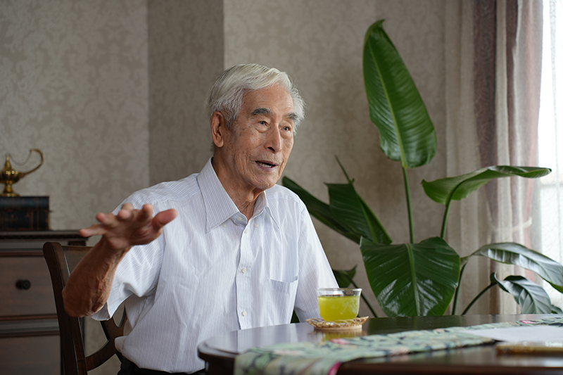 株式会社日研シール 技術顧問 山本 昭夫様(94歳) ロングライフ・クイーンズ宮崎台
