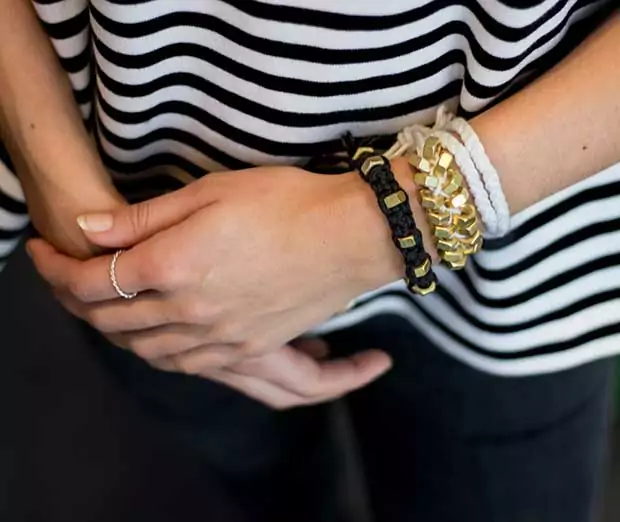 Schmuck aus Muttern basteln