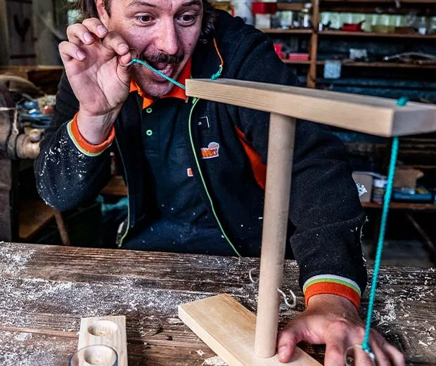 DIY-Idee Ringwurfspiel selber bauen.
