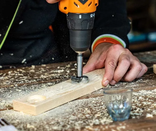 DIY-Idee Ringwurfspiel selber bauen. Anleitungsschritt 6.