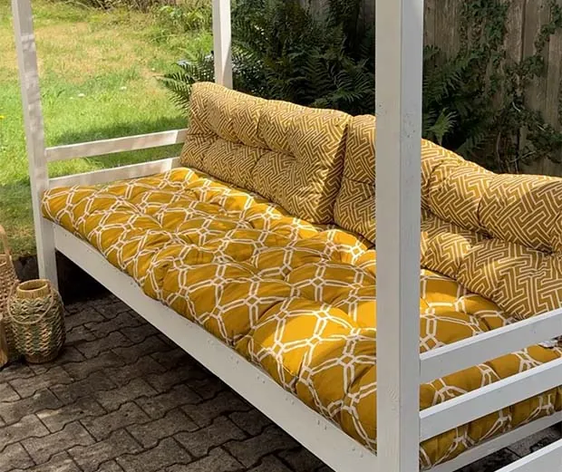 Daybed für den Garten. Anleitung.