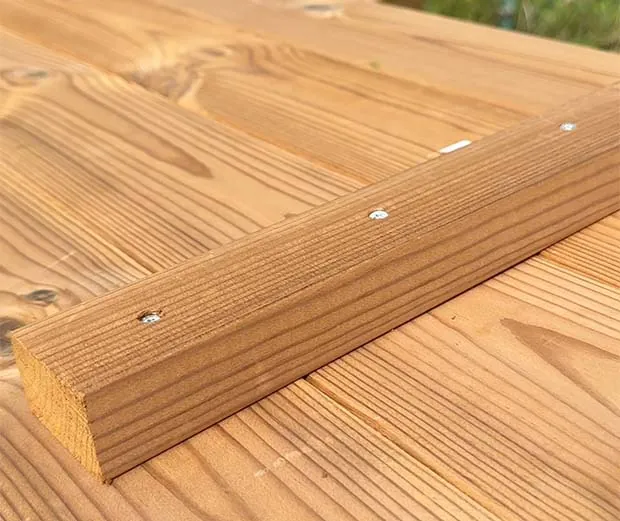 DIY-Anleitung Pflanztisch selber bauen. Anleitungsschritt 1.