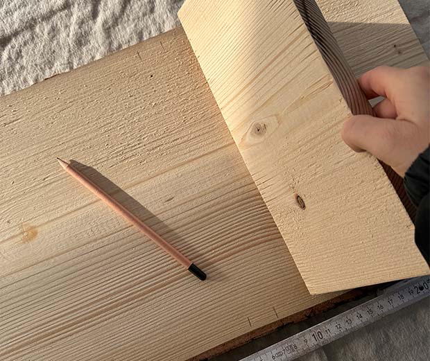 DIY Anleitung Raclette Board. Anleitungsschritt 2.