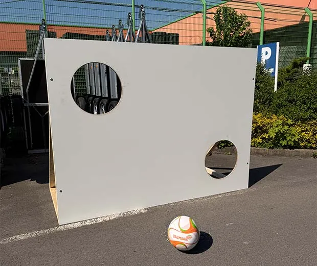 DIY Anleitung: Torwand selber bauen.