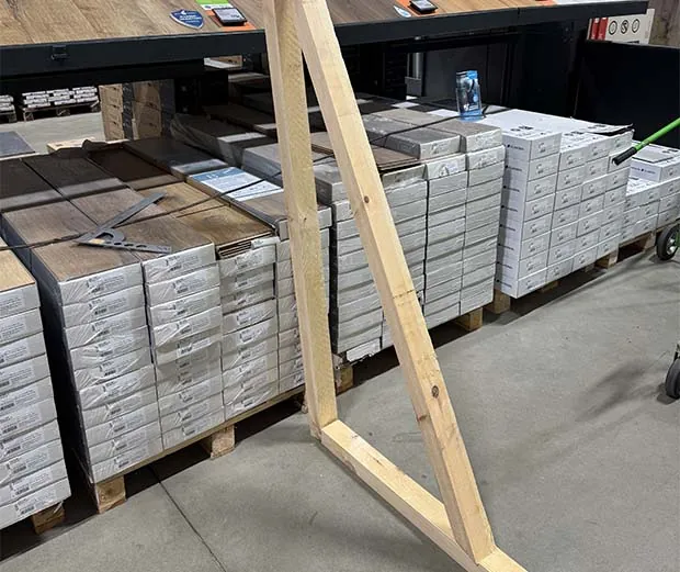 DIY Anleitung: Torwand selber bauen. Anleitungsschritt 2.