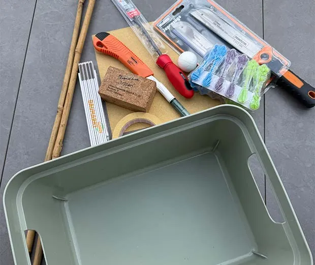 DIY Anleitung Tischkicker selber bauen. Alle Materialien.