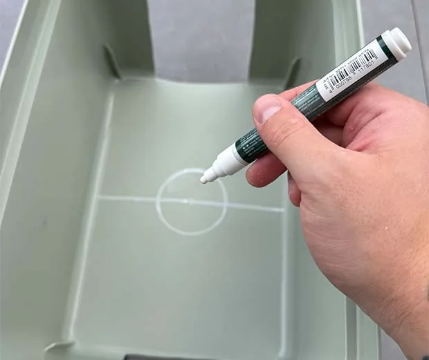 DIY Anleitung Tischkicker selber bauen. Anleitungsschritt 2.
