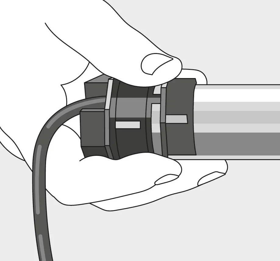Heimwerkeranleitung Rollladenmotor anbringen: Arbeitsschritt 3.