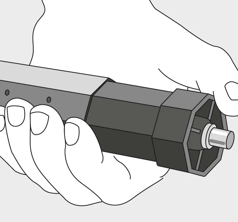 Heimwerkeranleitung Rollladenmotor anbringen: Arbeitsschritt 6.