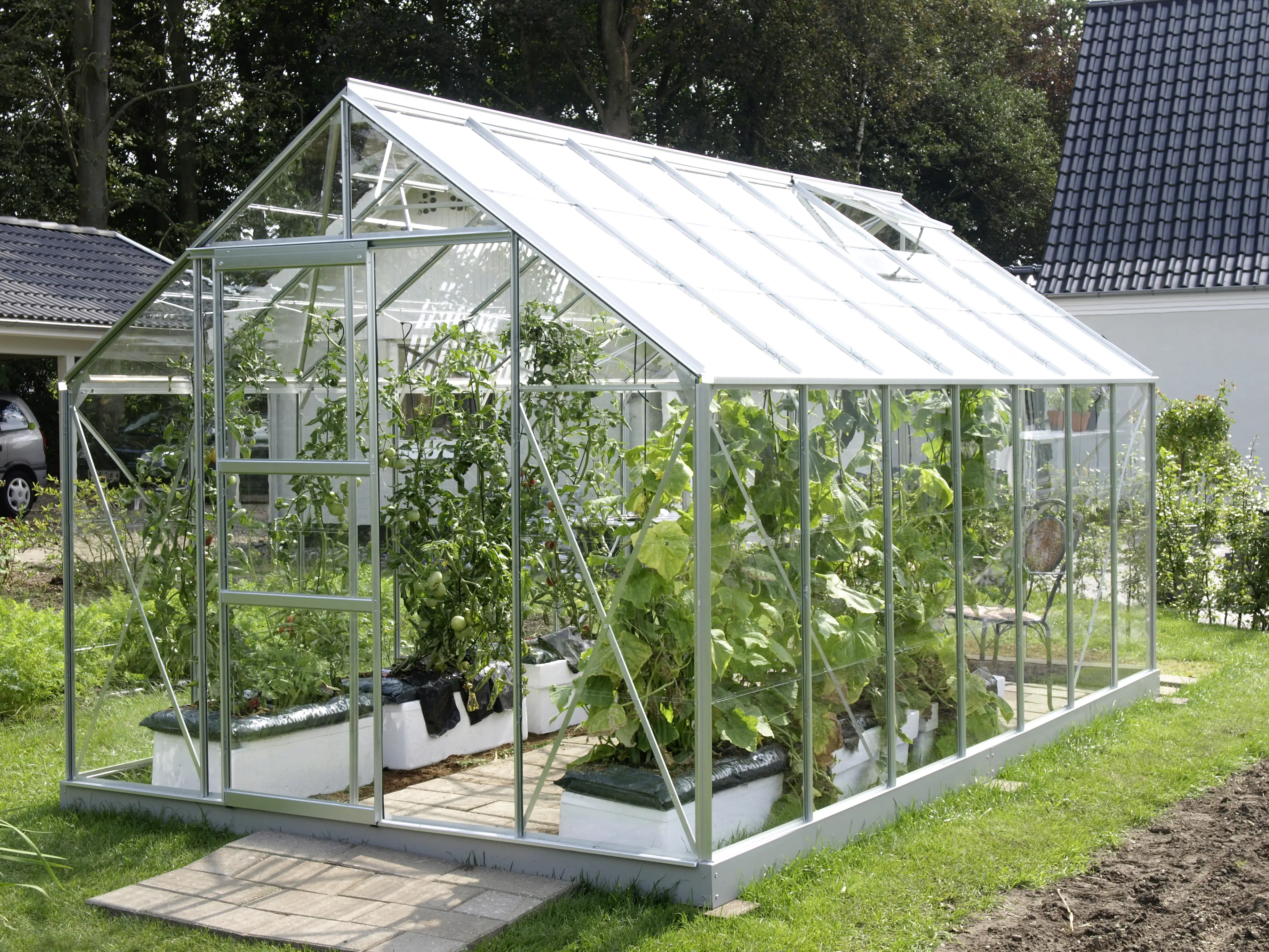 Vitavia Gewächshaus Merkur 9900 254 x 379 cm 3 mm ESG