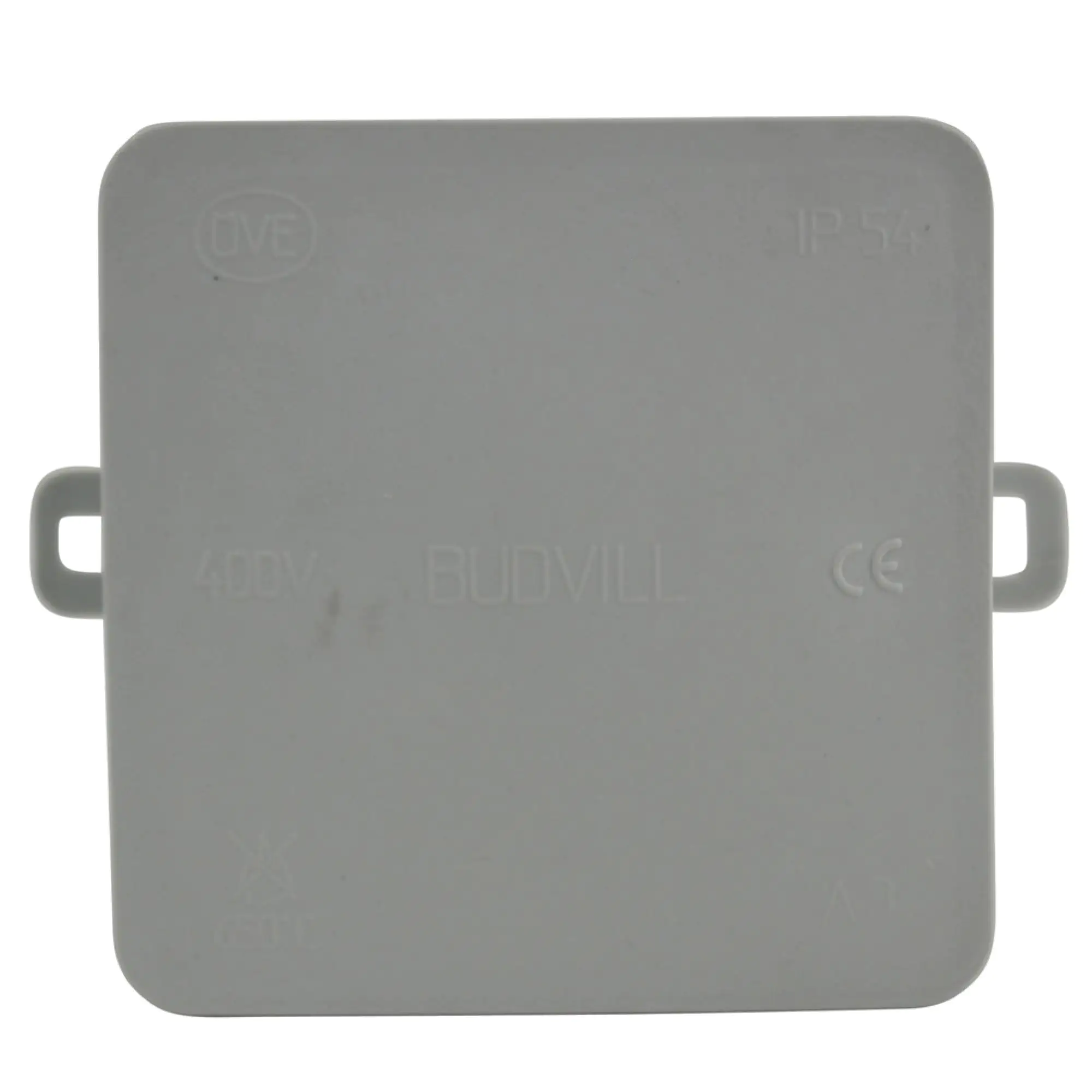 Abzweigkasten Aufputz, IP 54, 85 x 85 x 40 mm, grau