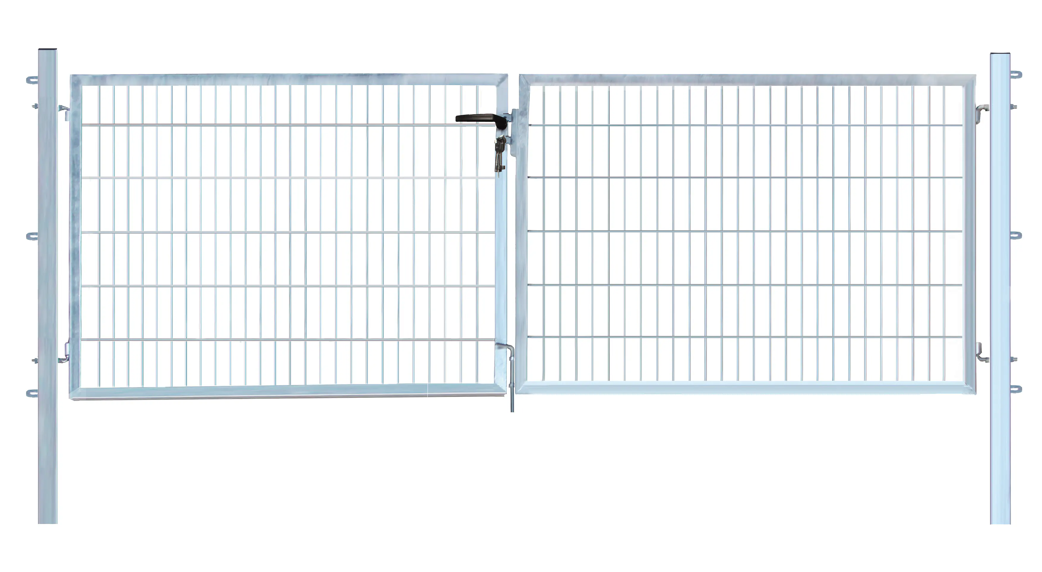 Floraworld Gartentor doppelflügelig Comfort 300 x 120 cm feuerverzinkt