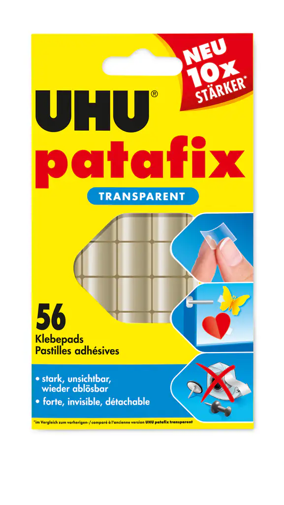 UHU patafix transparent 56 Stück
