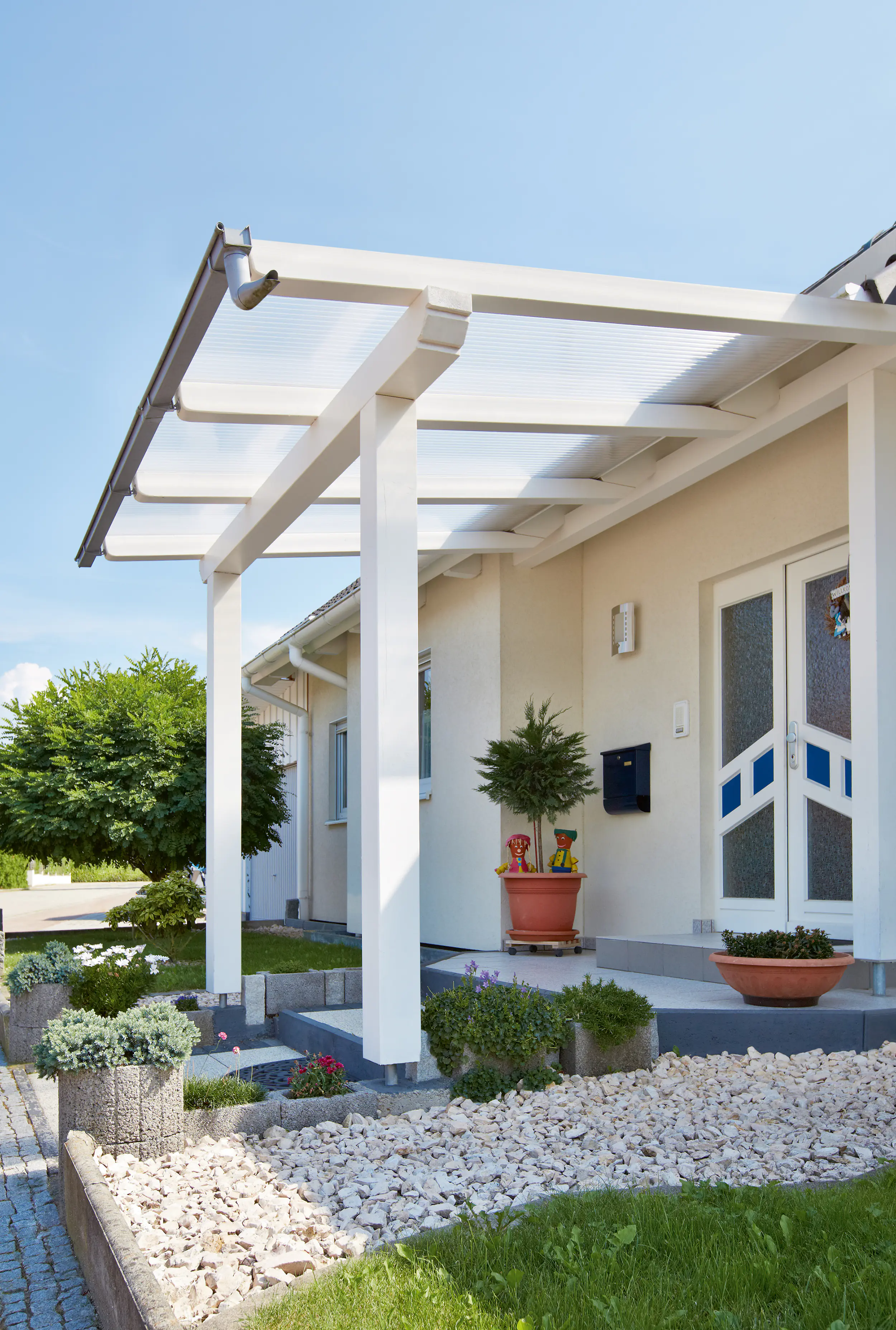 Gutta Polycarbonat-Doppelstegplatte 250 x 98 cm 6 mm klar