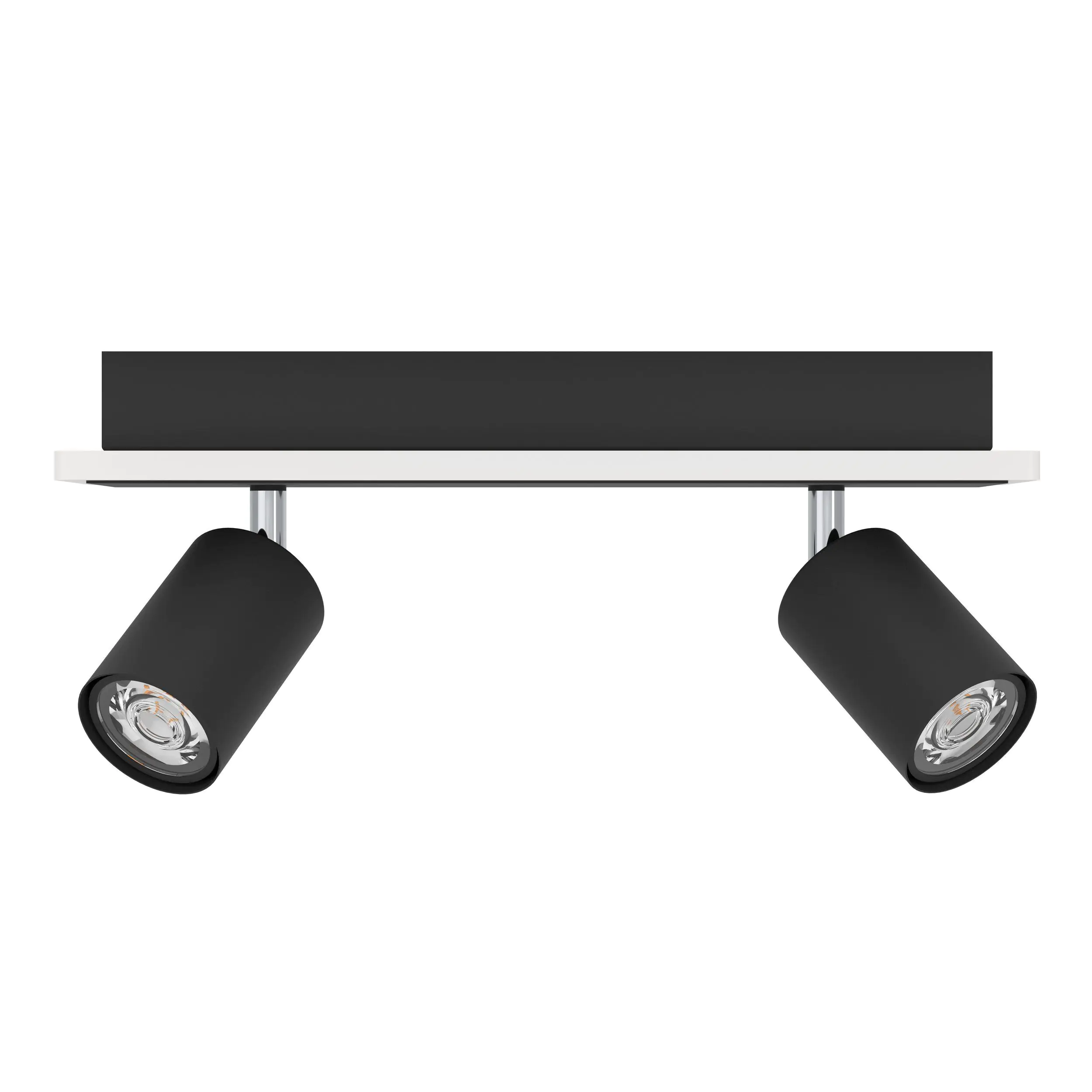Eglo LED Deckenleuchte Rimbocchi 1 2x 35W, 1500 lm, 3000K, ww, schwarz