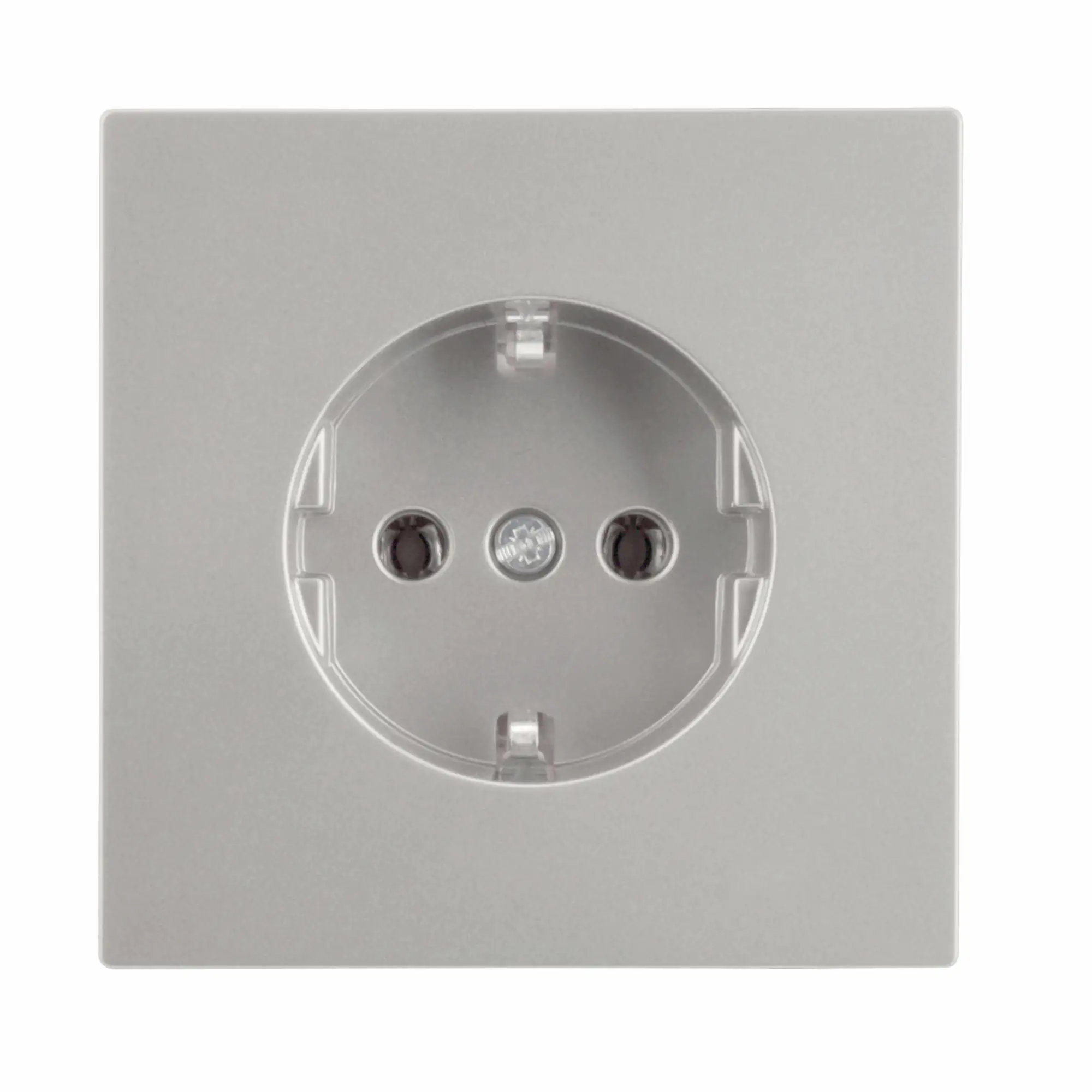 Merten Steckdose Serie Design, Edelstahl, MEG2301-6036