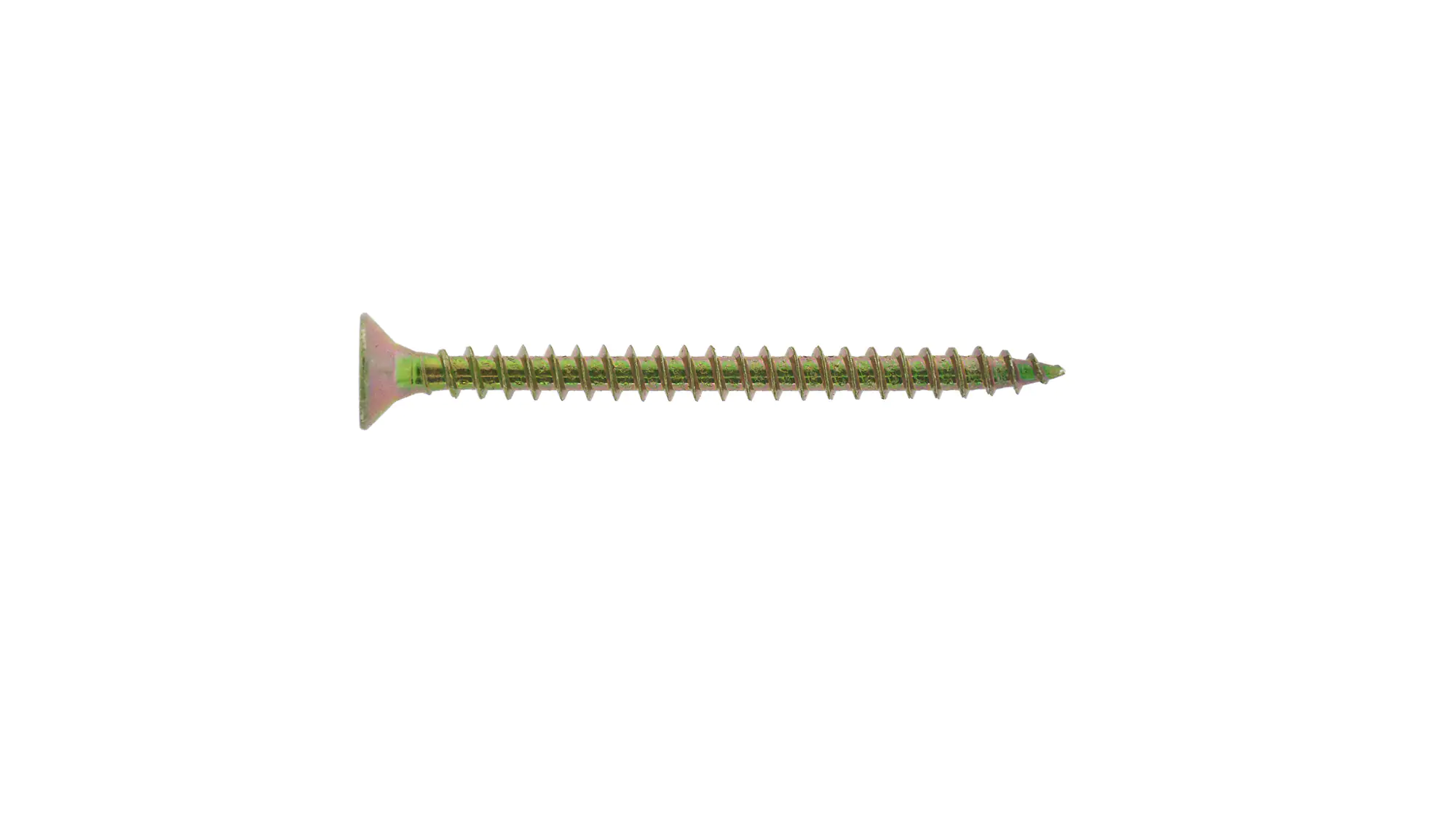 Trendline Spanplattenschrauben 5,0 x 60 mm - 240 Stück gelb/vernickelt