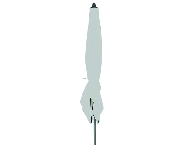 Siena Garden Mittelstockschirm Avio grau 250 x 250 cm