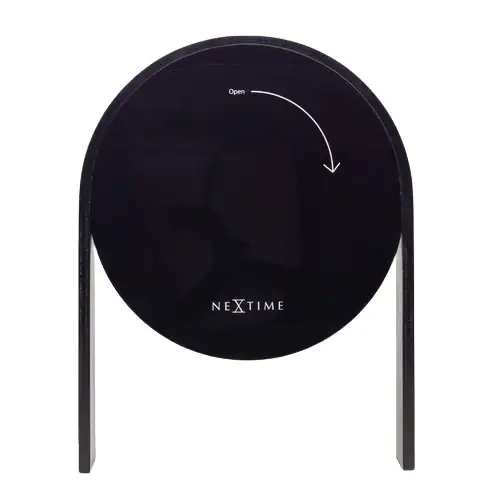 Nextime Tischuhr Noa Table 27 x 21 cm schwarz