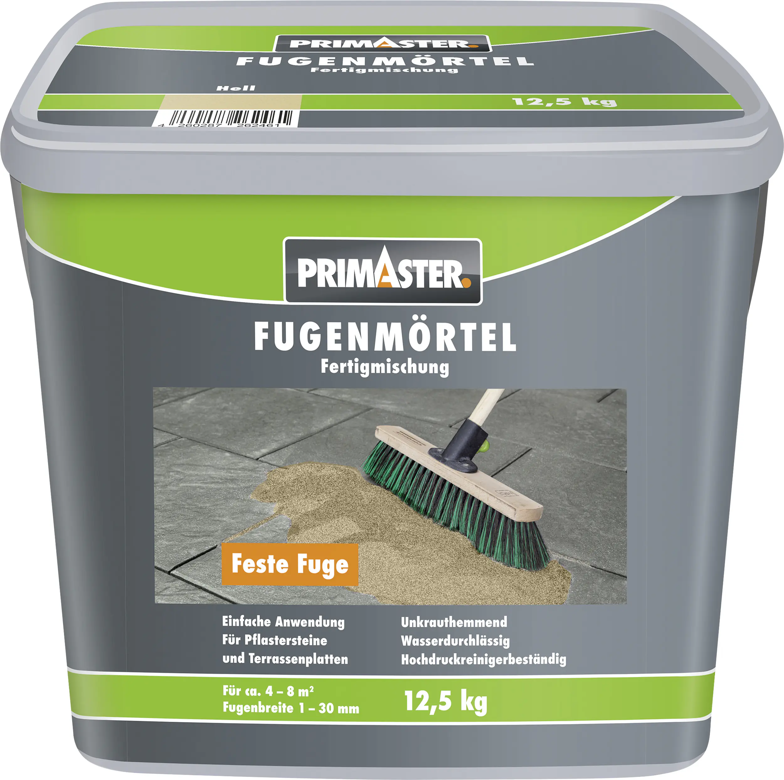 Primaster Fugenmörtel 1 - 30 mm 12,5 kg hell