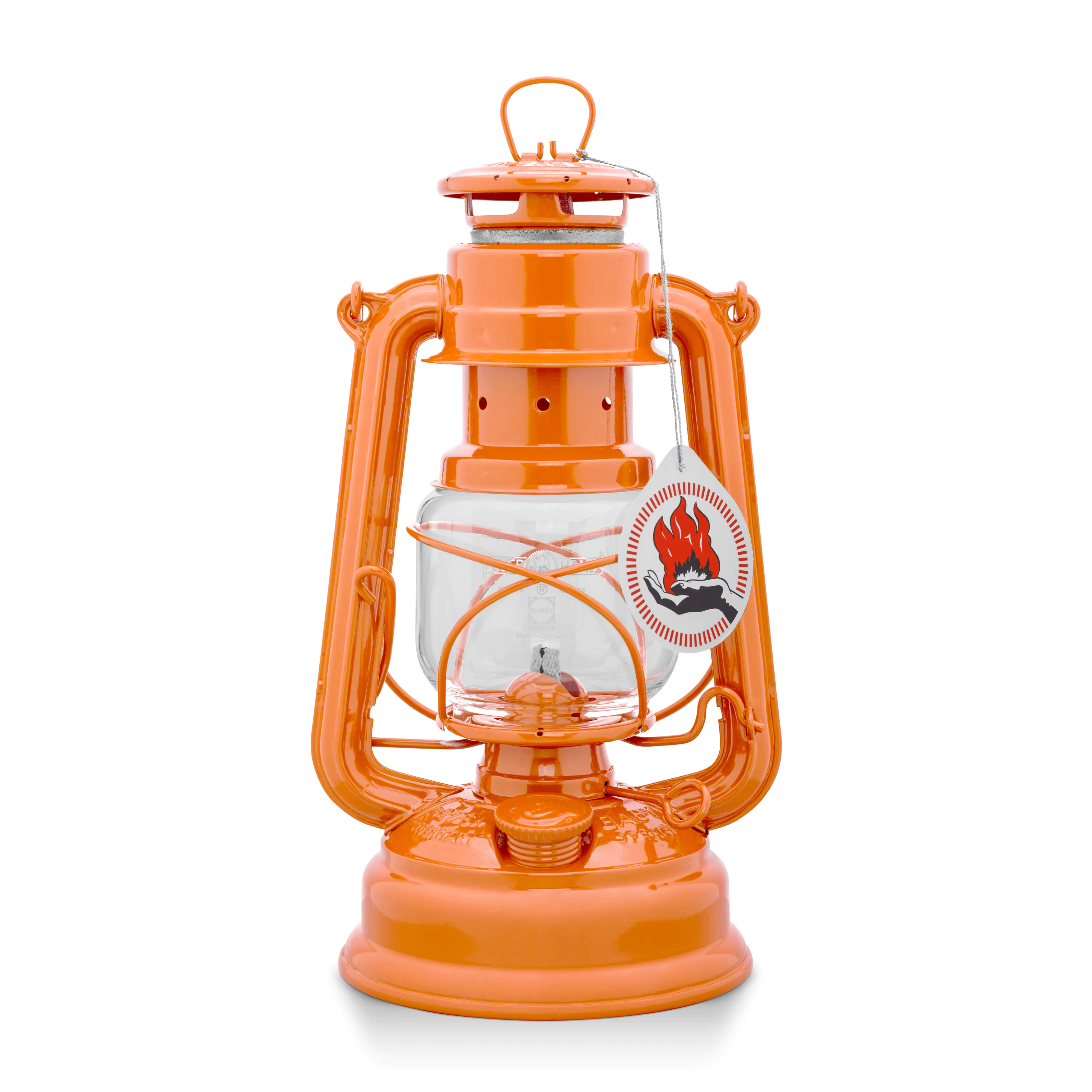 Feuerhand Sturmlaterne Baby Special 276 15 x 26,5 x 13,5 cm pastel orange