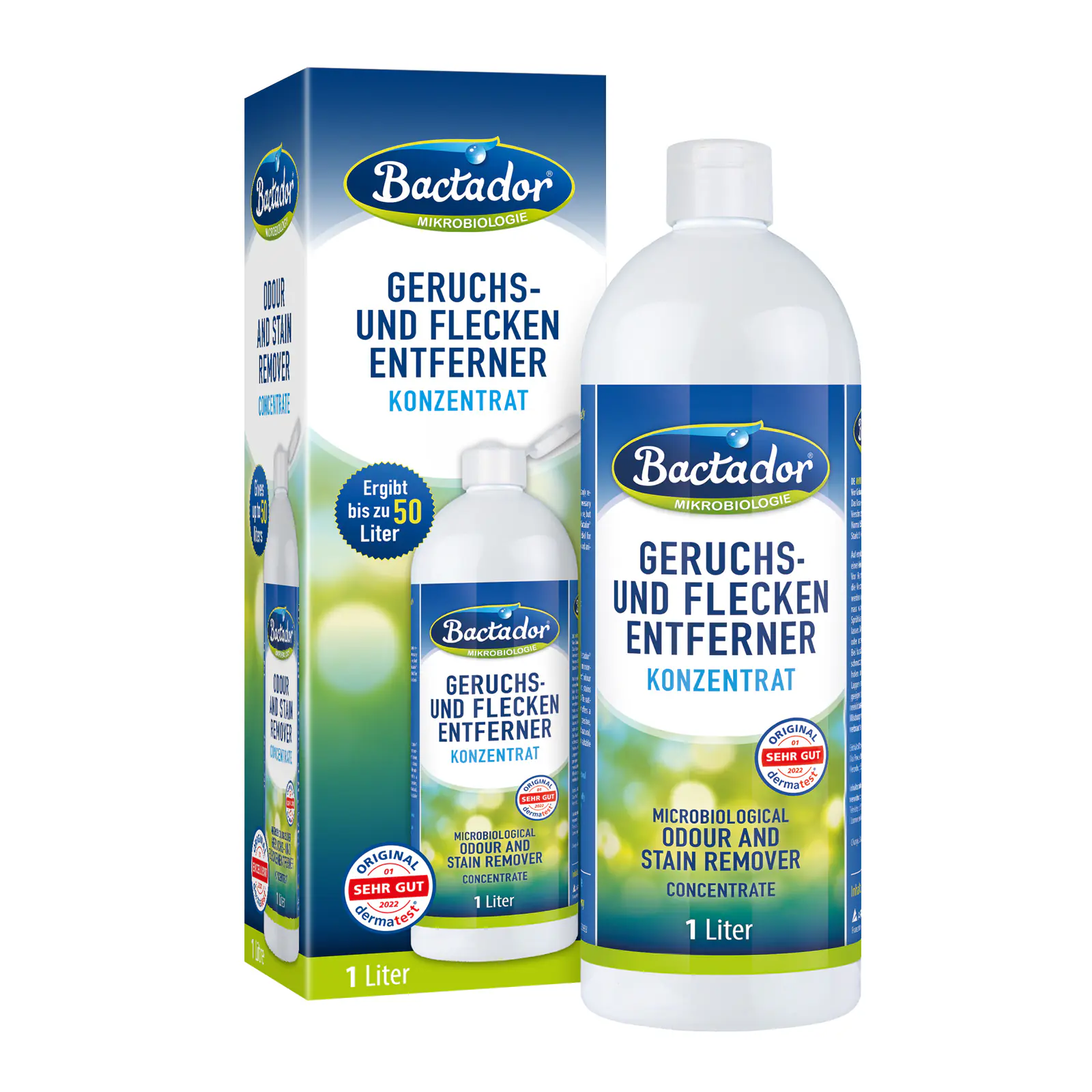 Bactador Geruchs- und Fleckenentferner Konzentrat 1 L