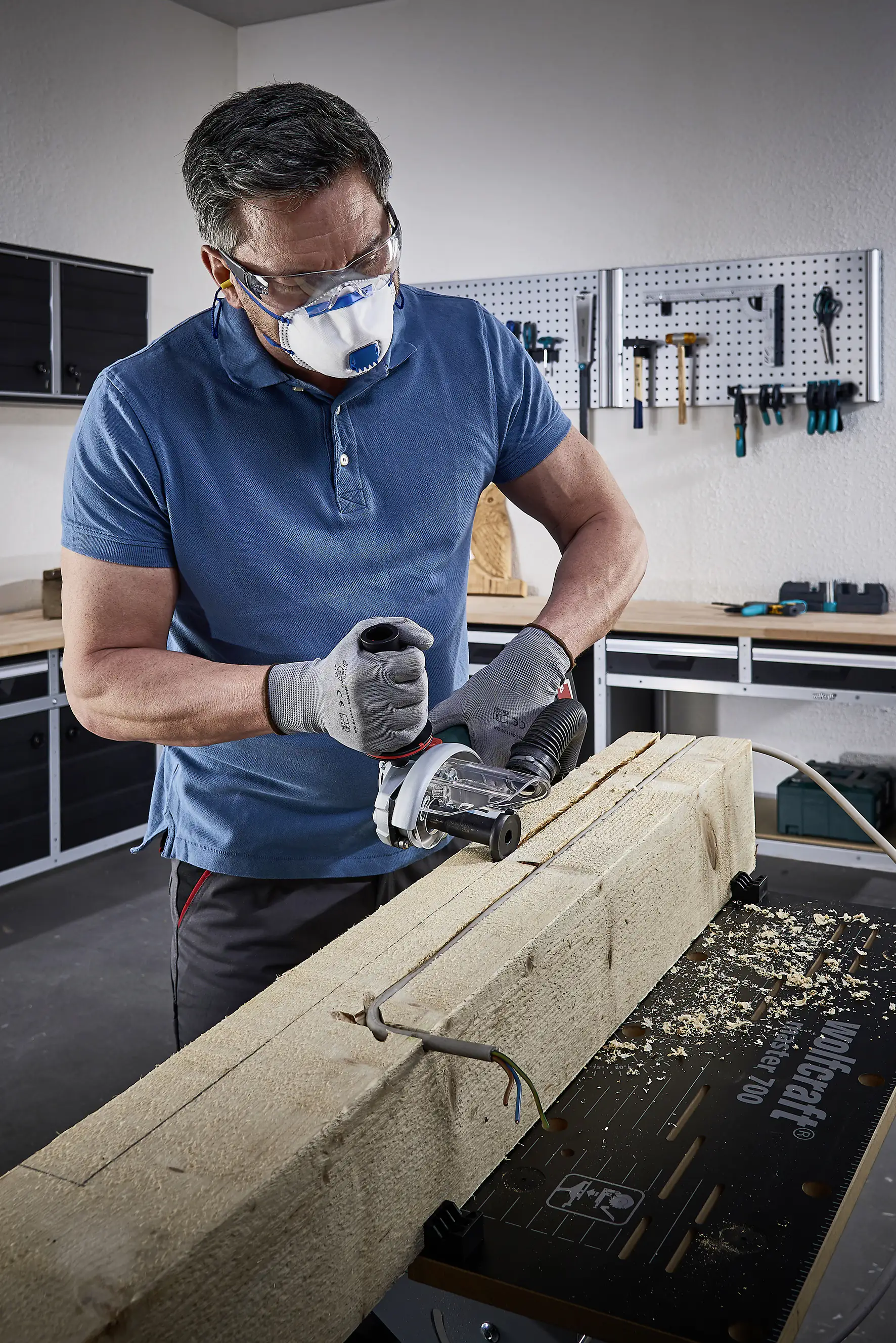 Wolfcraft Frässcheibe für Winkelschleifer 50 mm