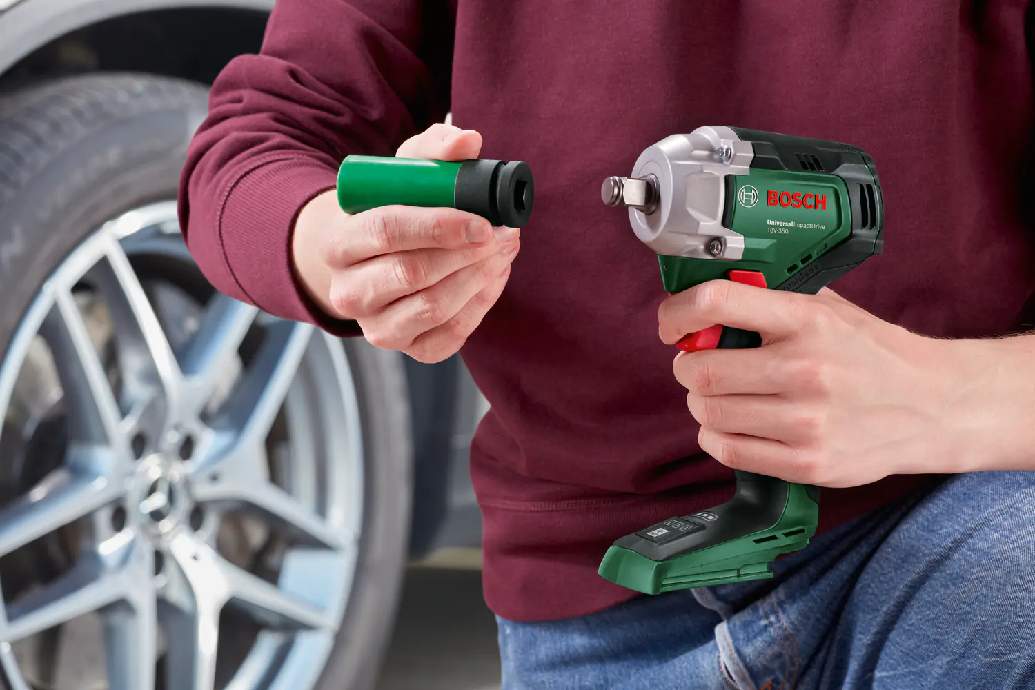 Bosch Akku-Drehschlagschrauber UniversalImpactDrive 18V-350 Solo