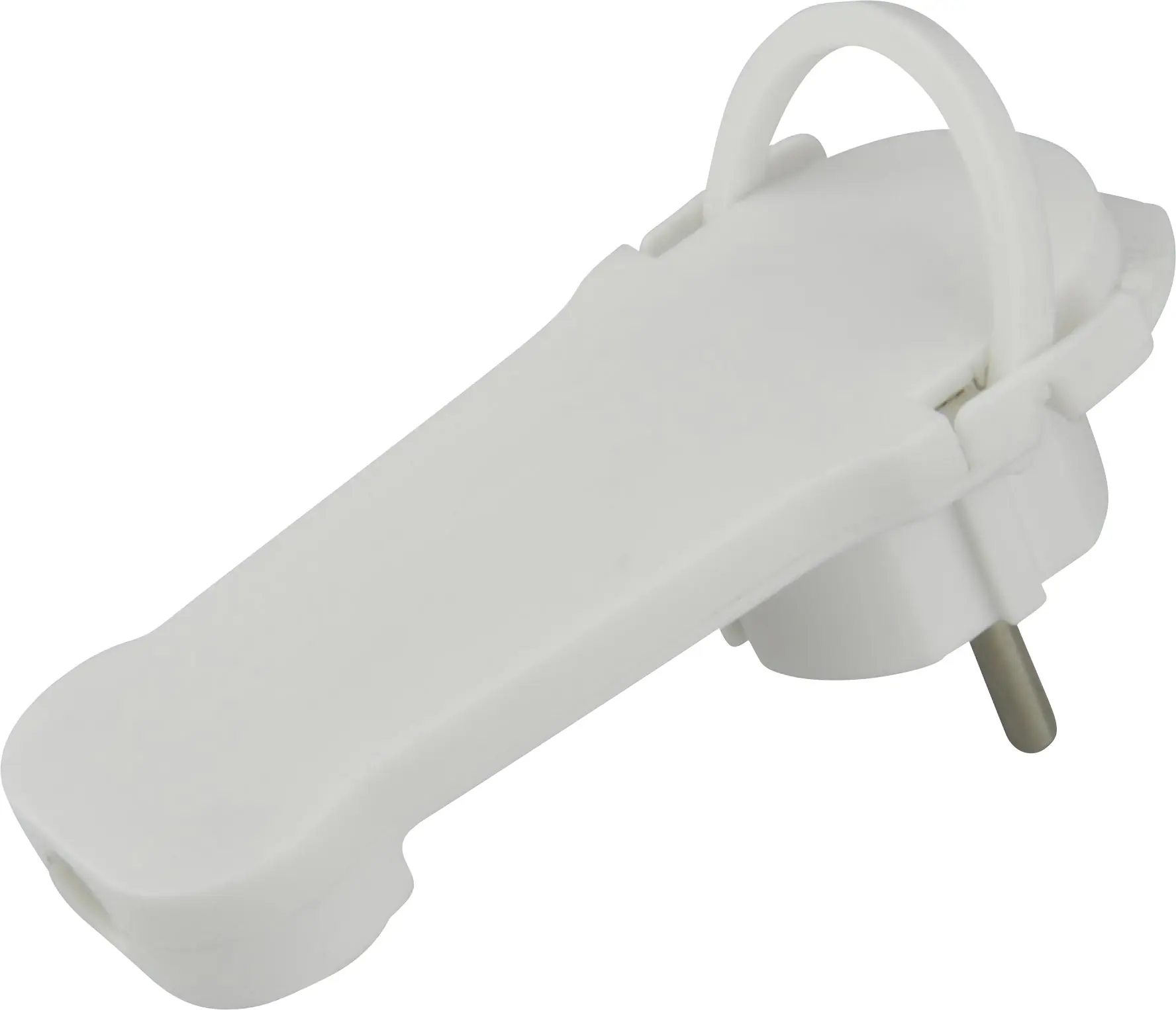 Flachstecker weiß