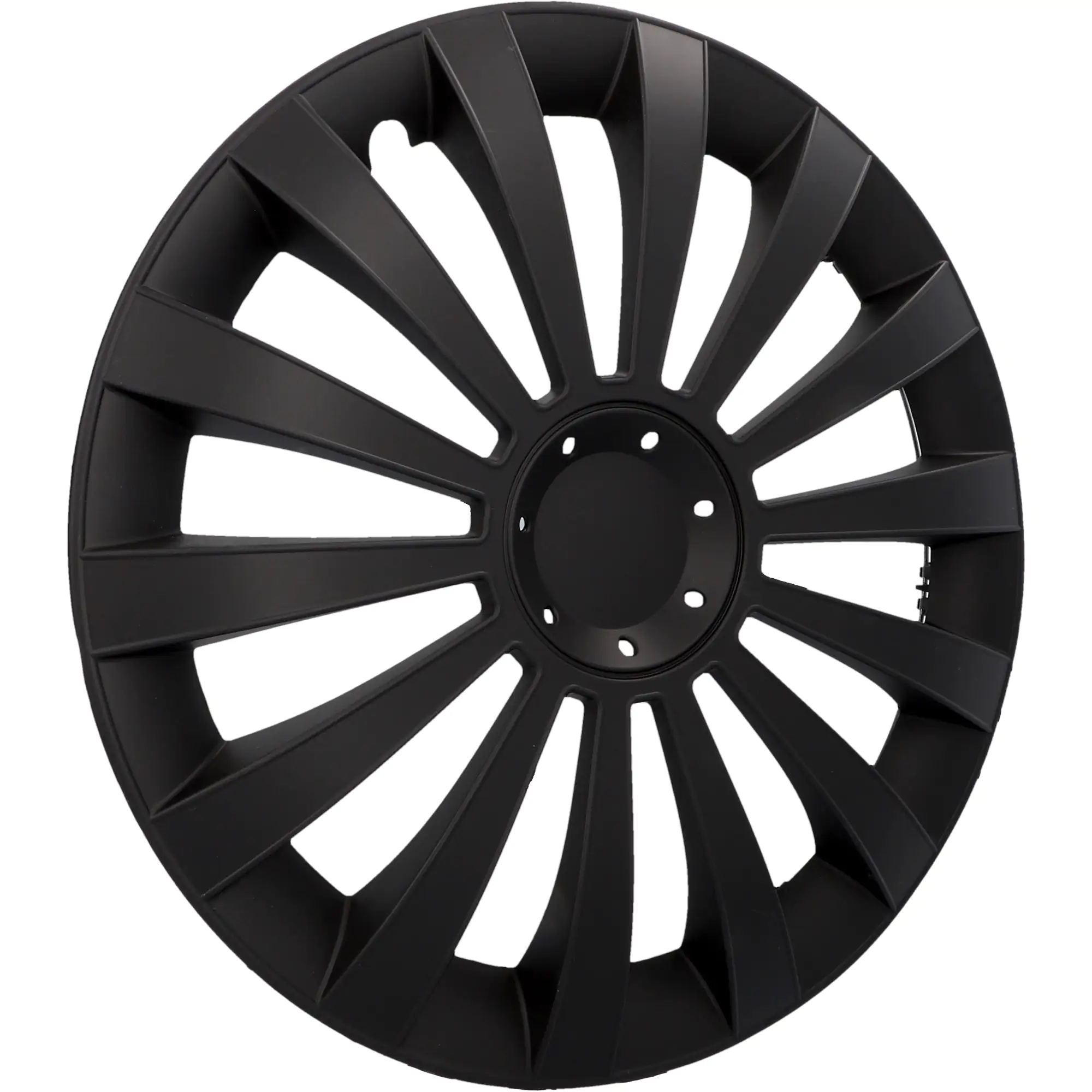 Cartrend Radzierblende Meridian 35 cm (14 Zoll) schwarz 4 stück