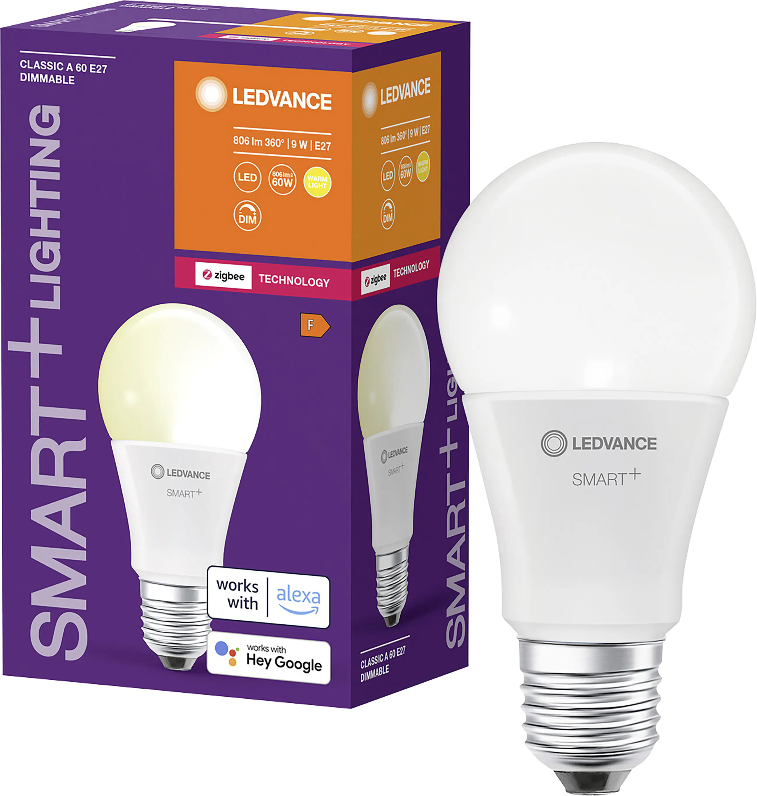 Ledvance Smart ZigBee Leuchtmittel E27 9W 220V matt warmweiß