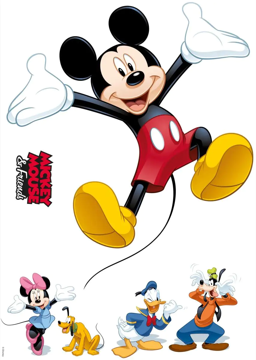 Komar Decosticker Mickey and Friends 50 x 70 cm