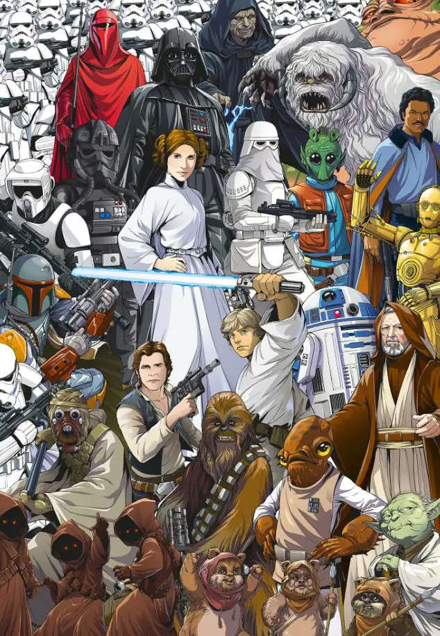Komar Fototapete Star Wars Classic Collage 184 x 254 cm 