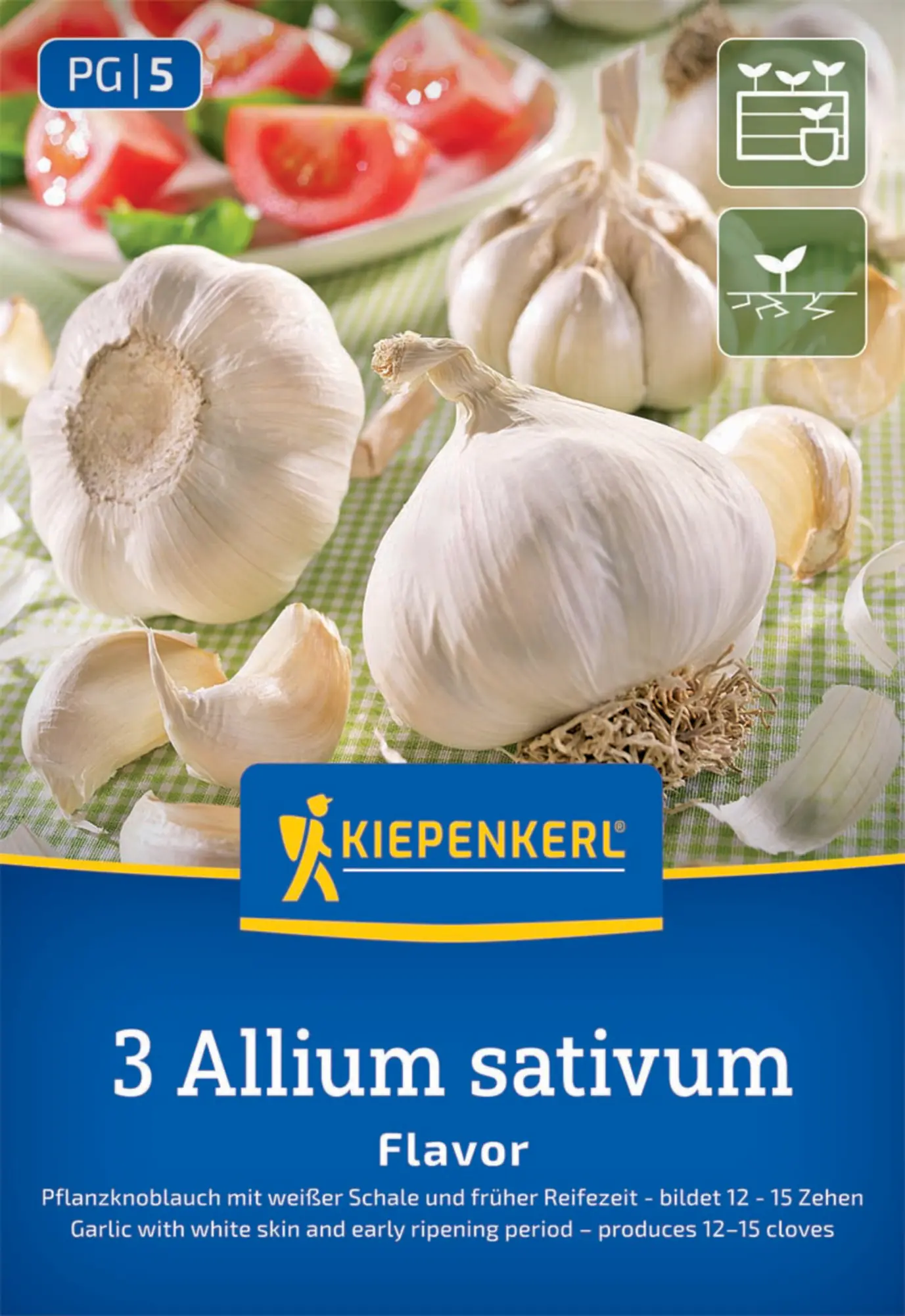 Kiepenkerl Saatgut Knoblauch Flavor für ca. 30 Pflanzen