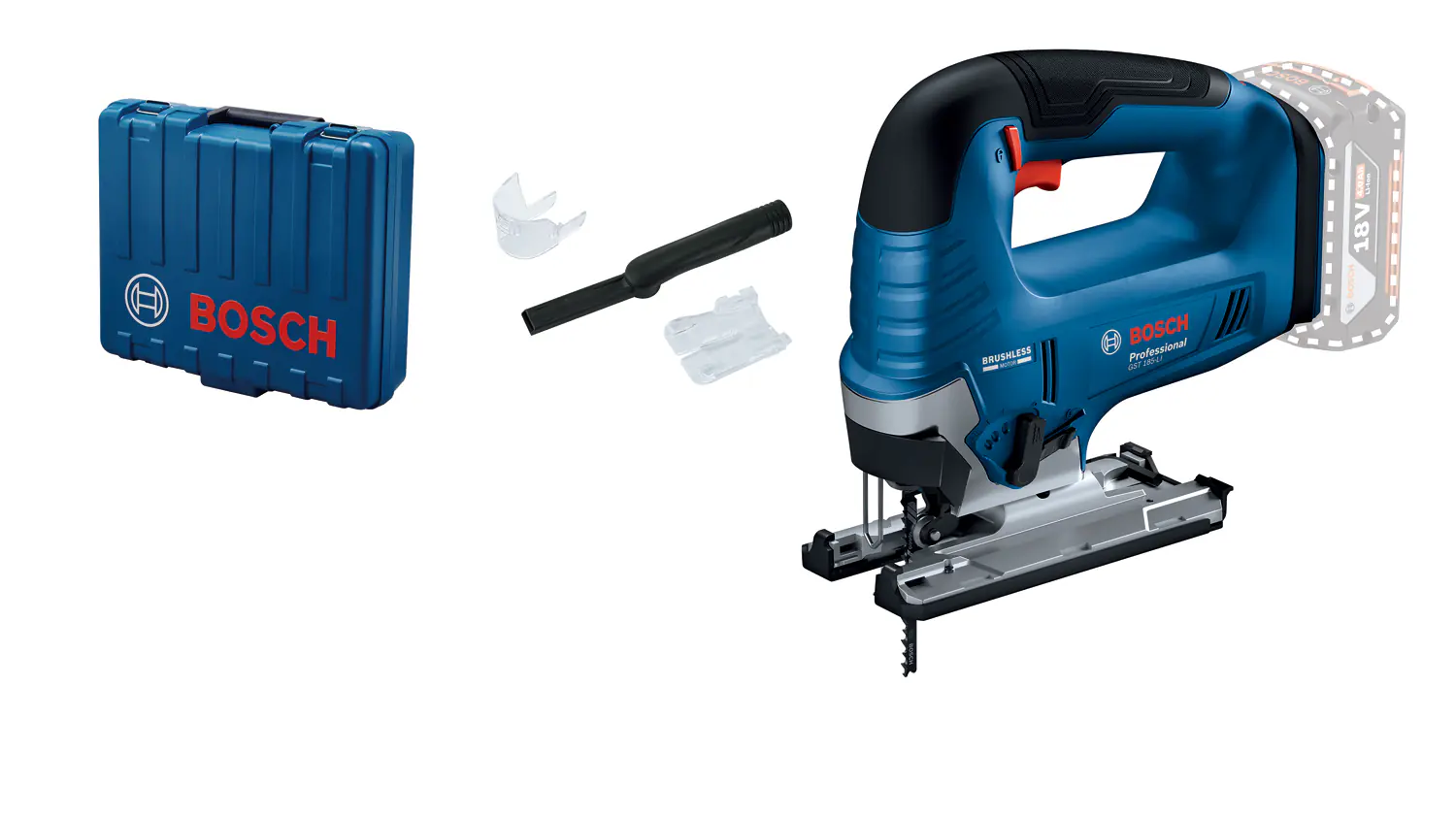Bosch Professional Akku-Stichsäge GST 18V-125 B Solo