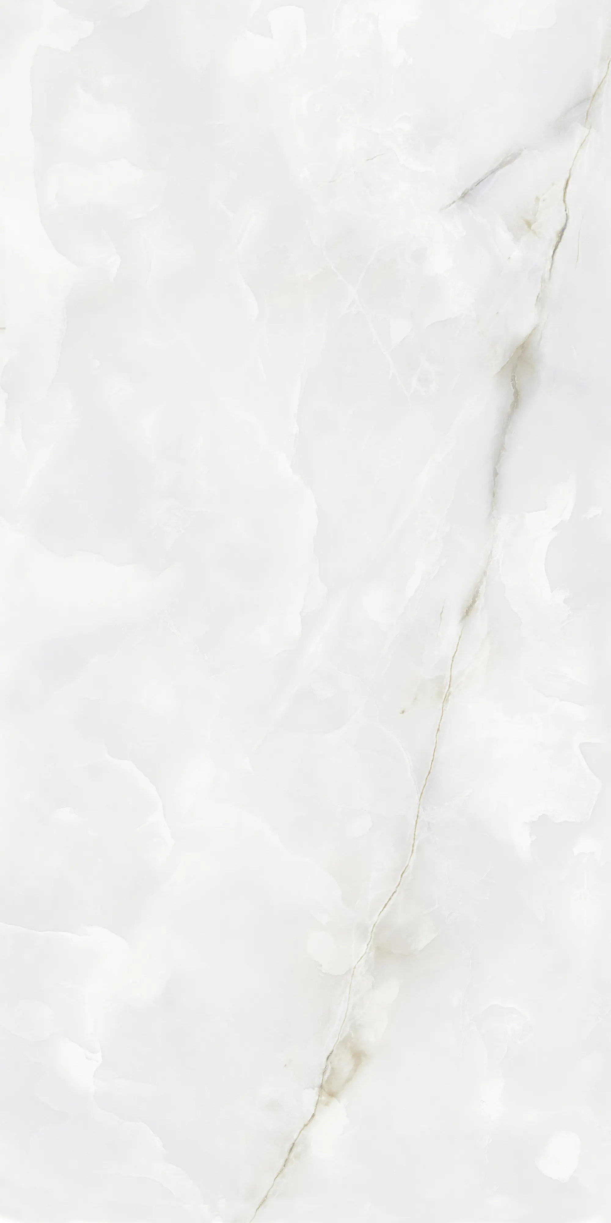 Bodenfliese Feinsteinzeug Bianco Christal 120 x 240 cm weiß