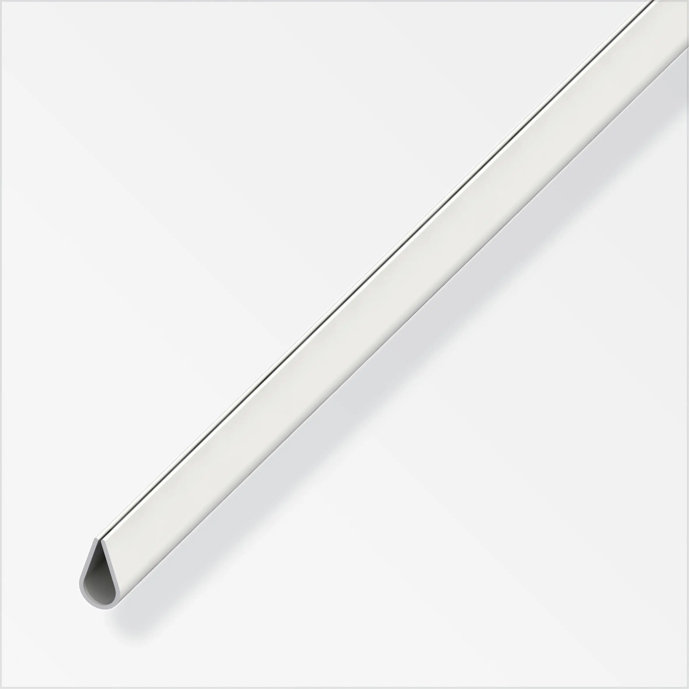 alfer Rahmen-Profil 1 m, 8.5 x 15 mm PVC (Kunststoff) glatt weiss