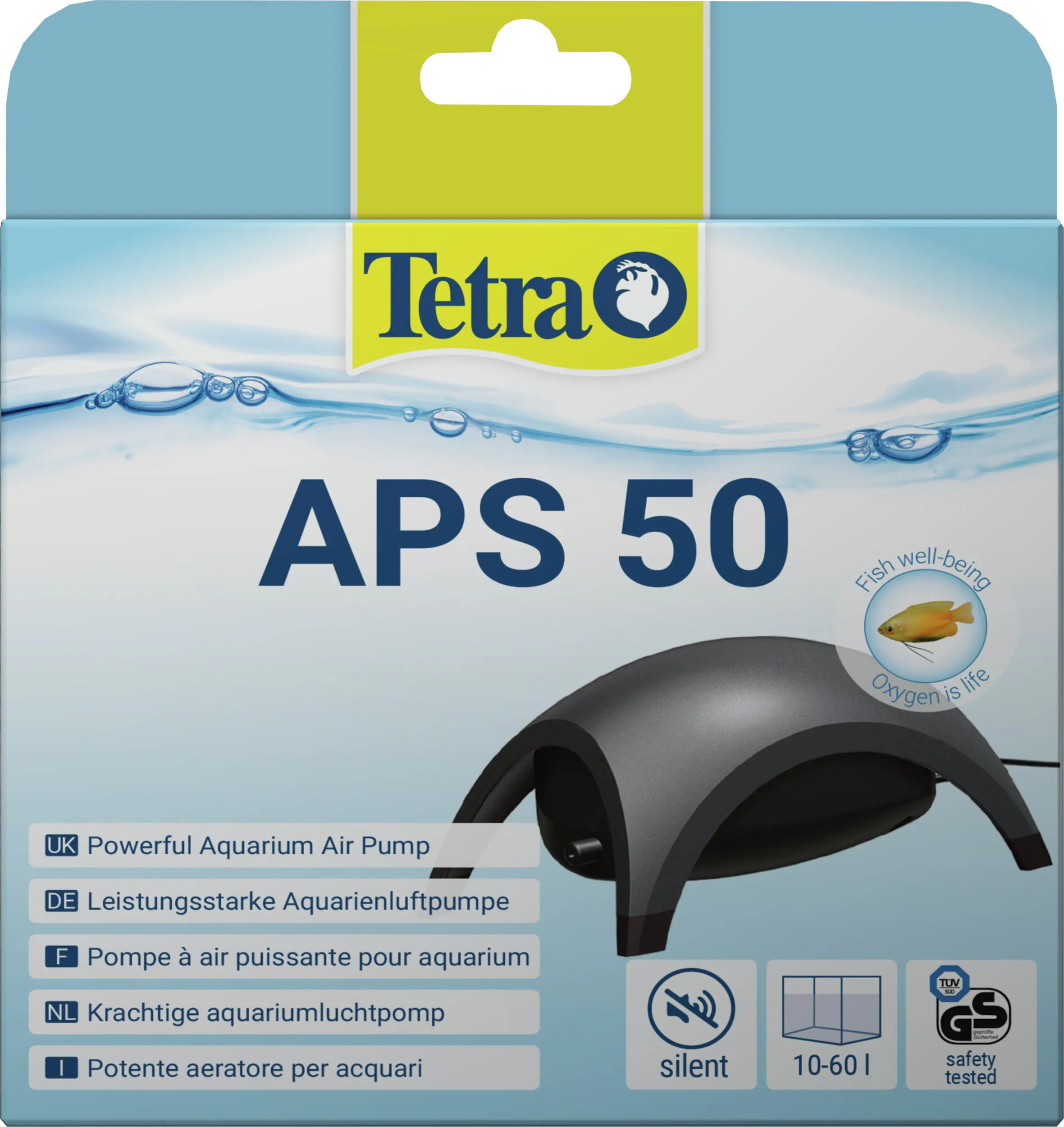 Tetra Aquarienluftpumpe APS 50 Black Editon