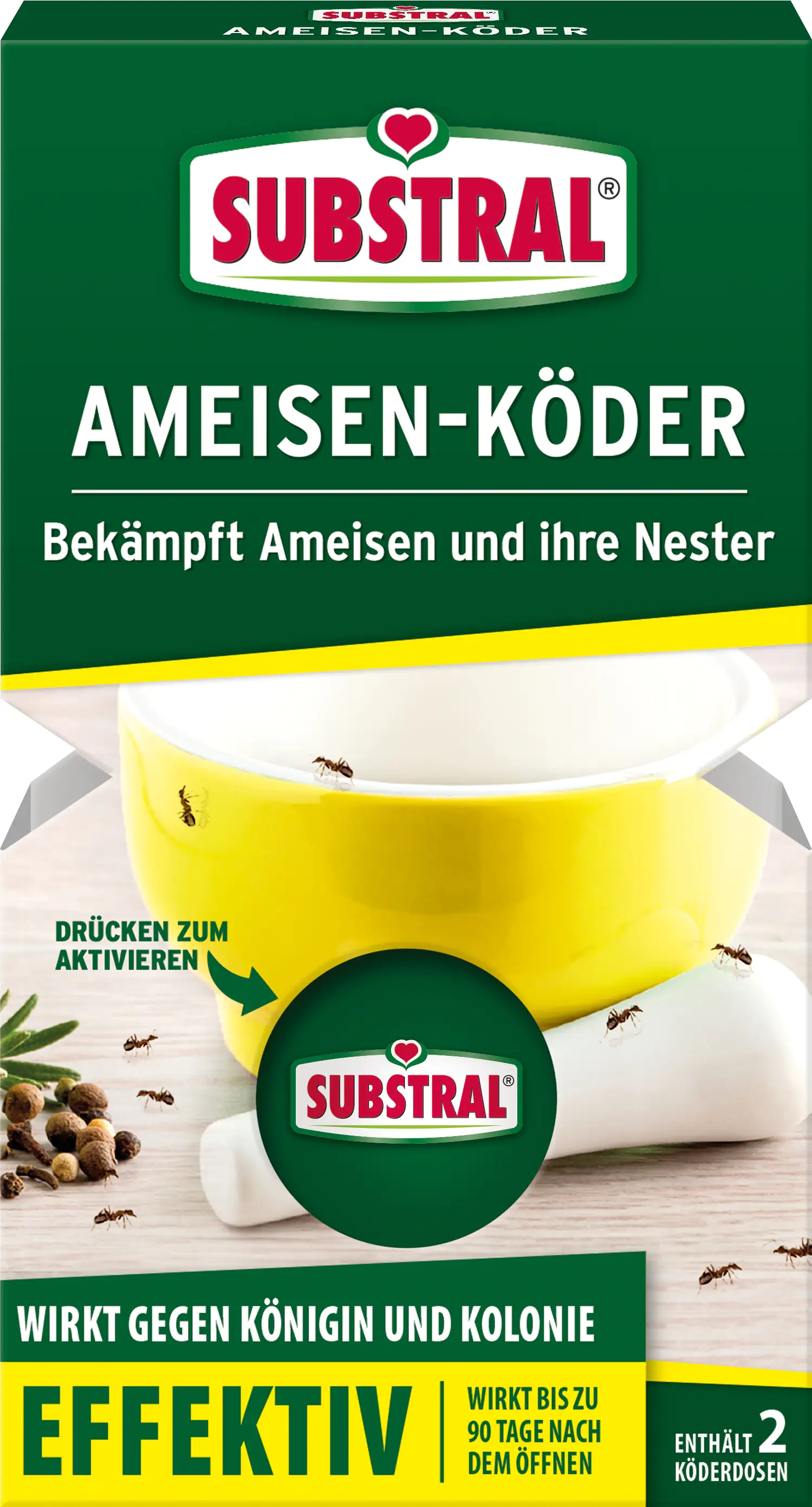 Substral Ameisenköder für den Innenbereich 2 Stück