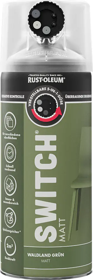 Rust-Oleum Sprühlack Switch 400 ml waldland grün matt