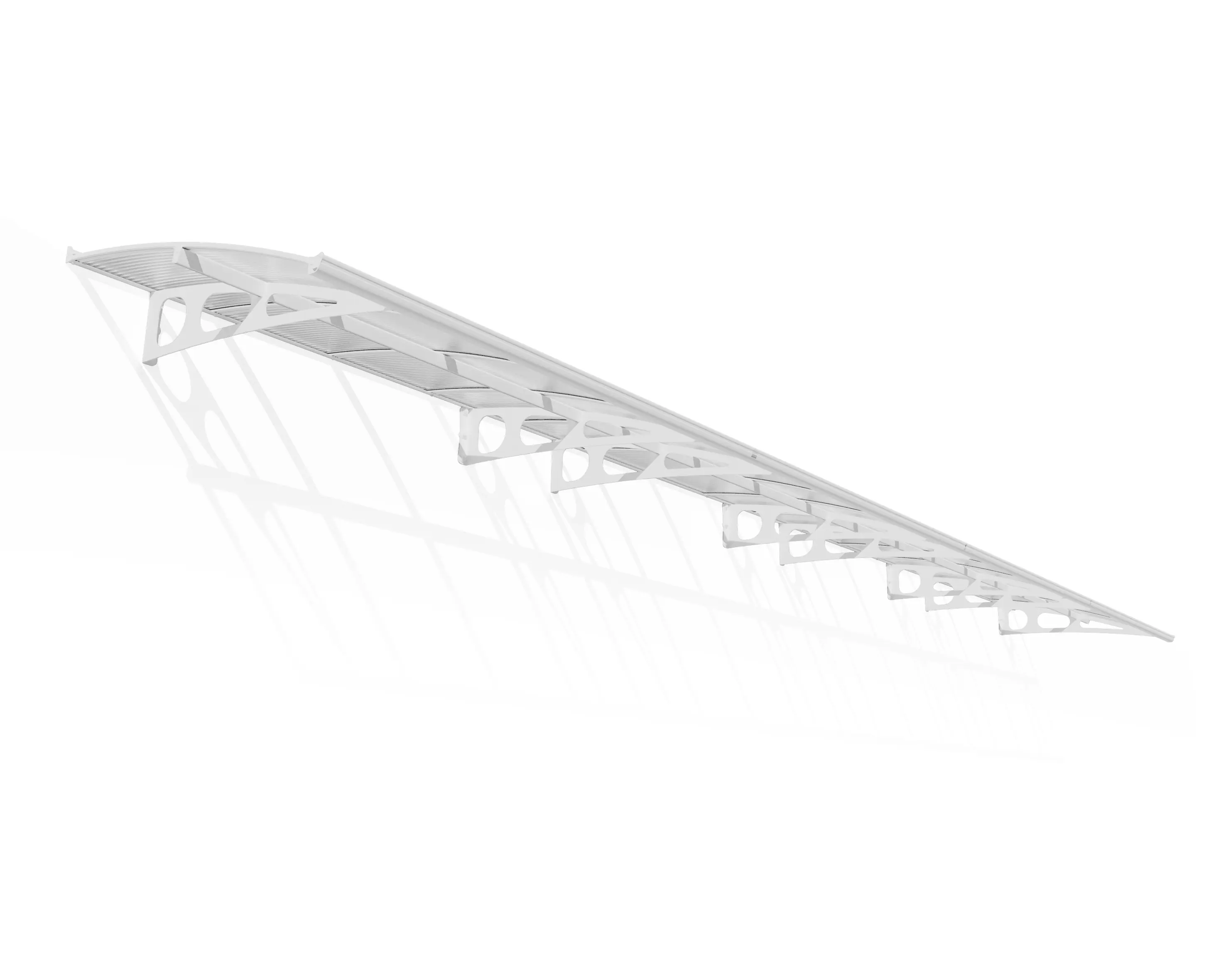 Canopia Vordach Bordeaux 8920 Weiss Alu 892 x 139 cm