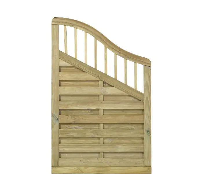 Plus Schrägelement Rondo 90 x 142/104 cm druckimprägniert