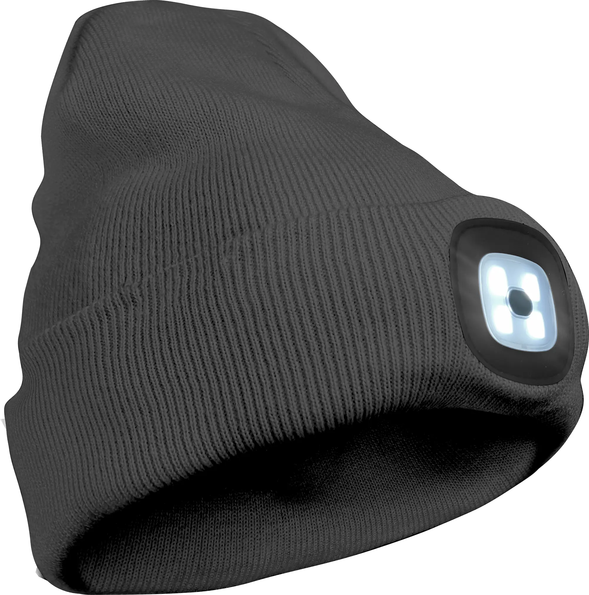 Primaster Mütze Beanie mit LED-Licht laden per USB