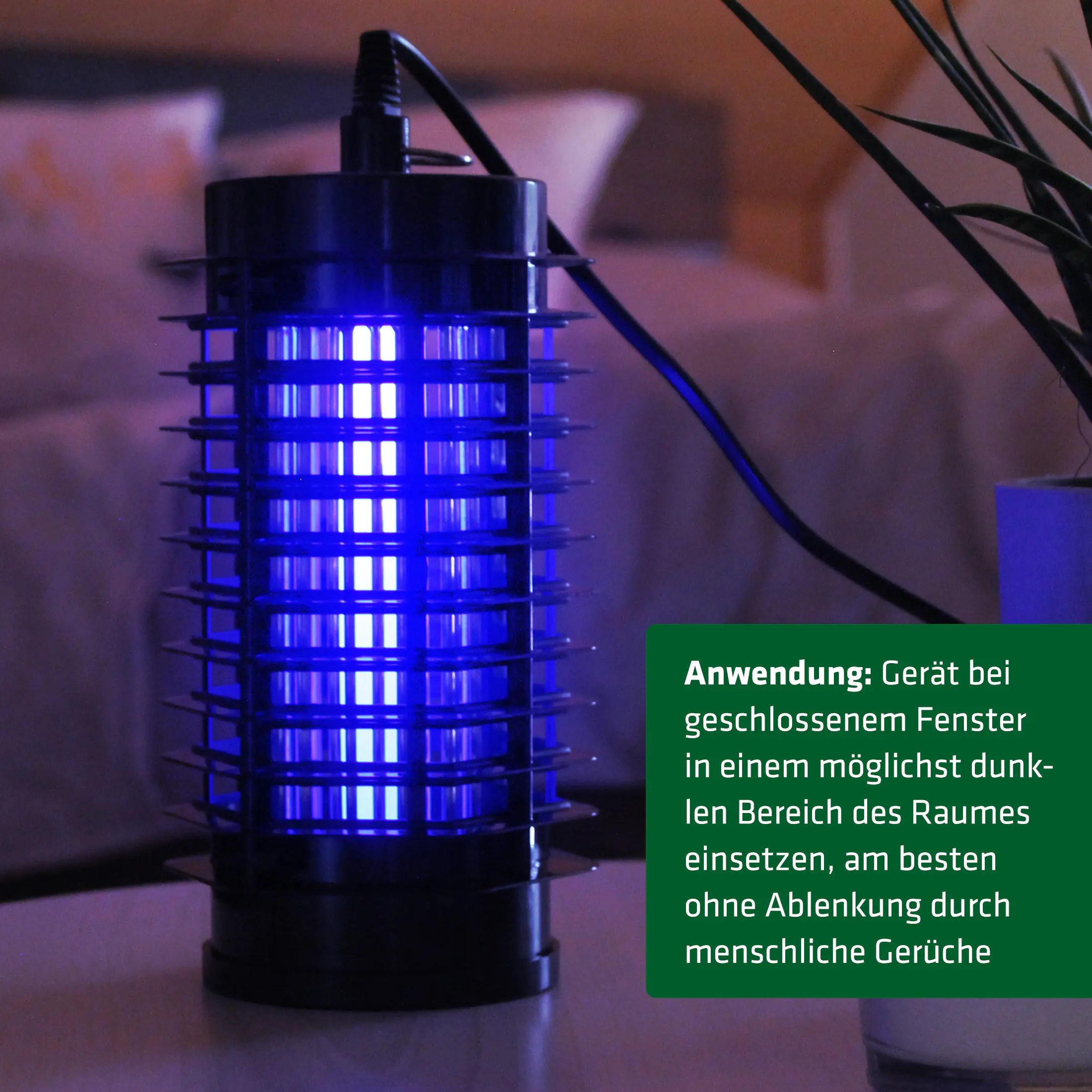 Gardigo Fluginsekten- Vernichter 25 m² mit UV-Licht