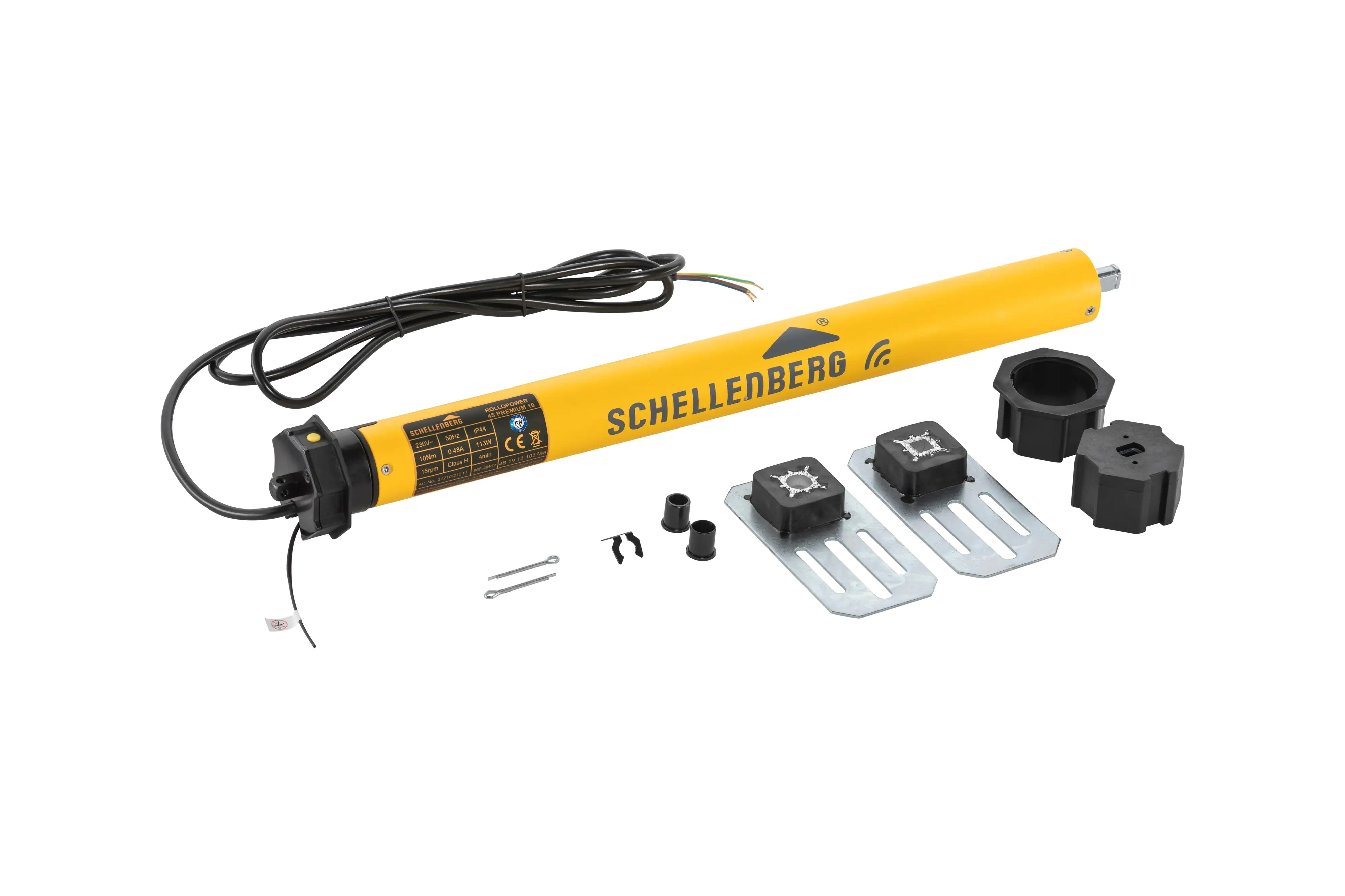 Schellenberg Funk-Rollladenmotor Maxi Premium 10 Nm für 60 mm Achtkantwelle