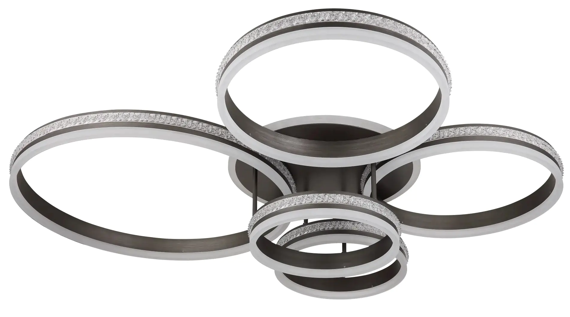 Globo LED Deckenleuchte Grouni 5 Ringe