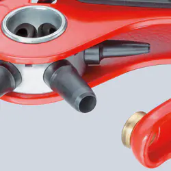 Knipex Revolverlochzange 220 mm pulverbeschichtet