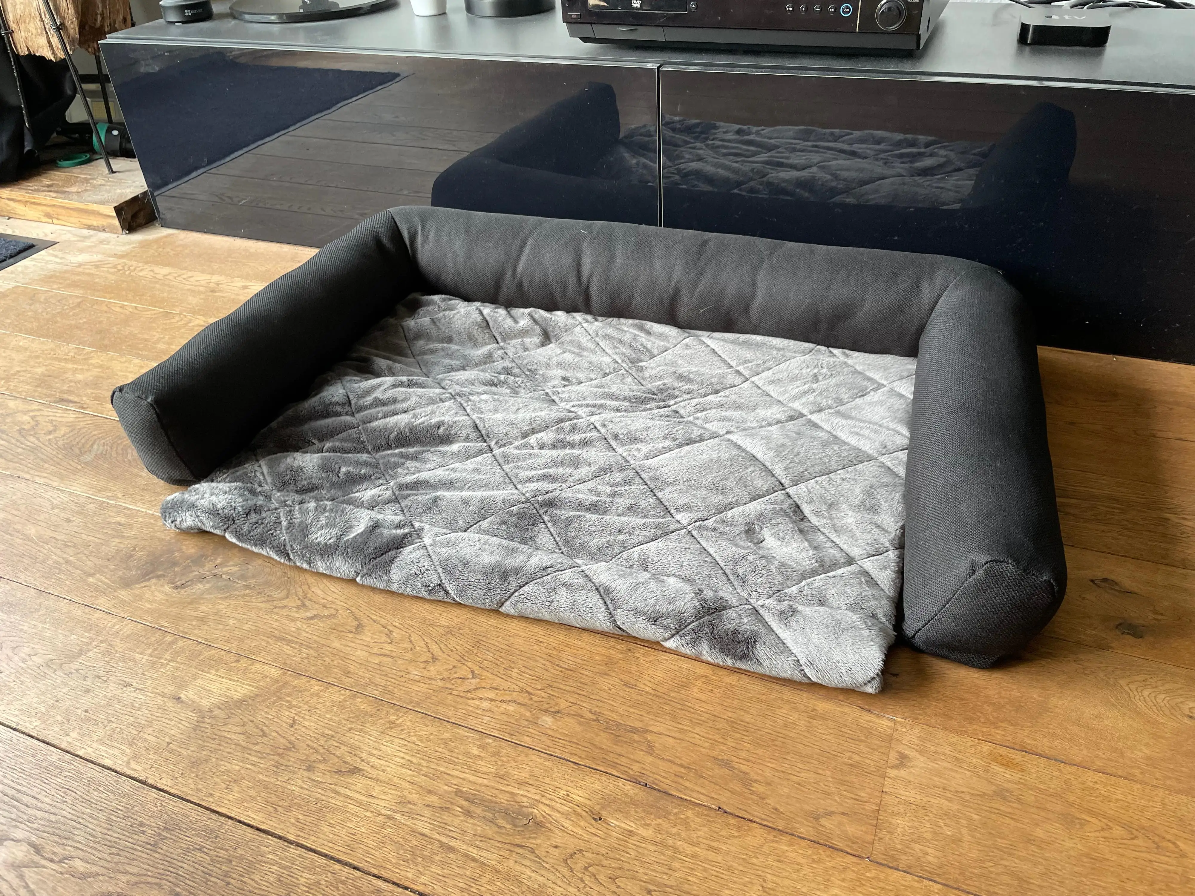 Lebon Hundebett Camil Sofa- & Reisebett eckig L 90 x B 55 x H 12 cm