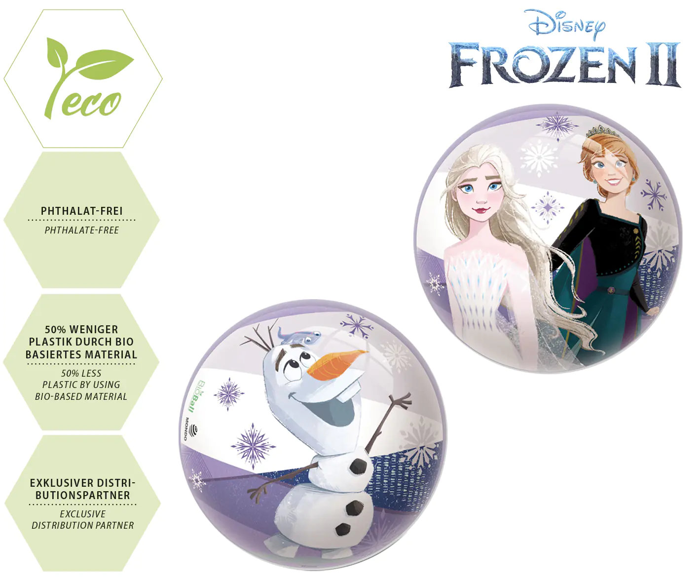 Happy People Frozen Ball aus Kunststoff 13 cm 
