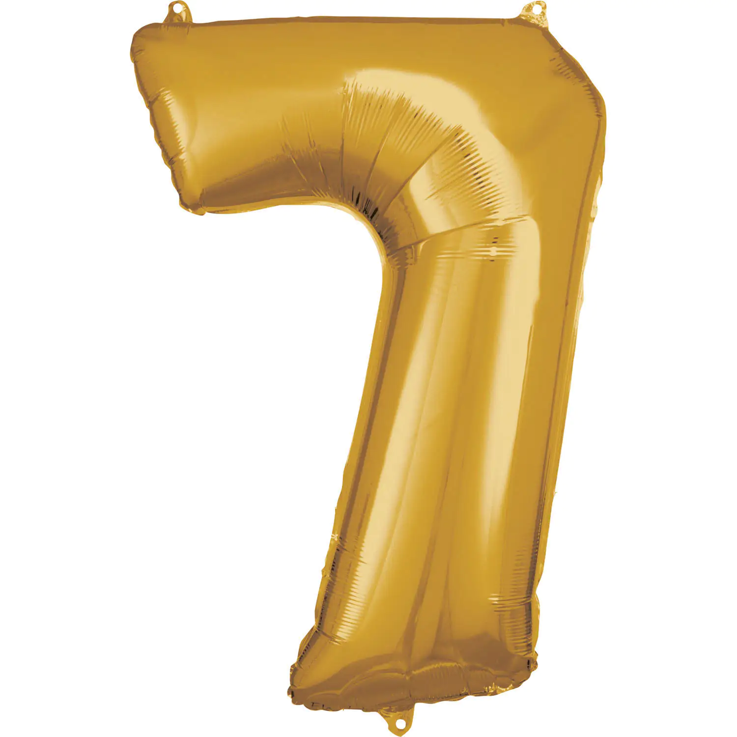 Folienballon Zahl 7 gold 57 cm x 86 cm